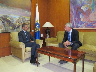 El presidente del TSJ y el decano del Colegio de Abogados